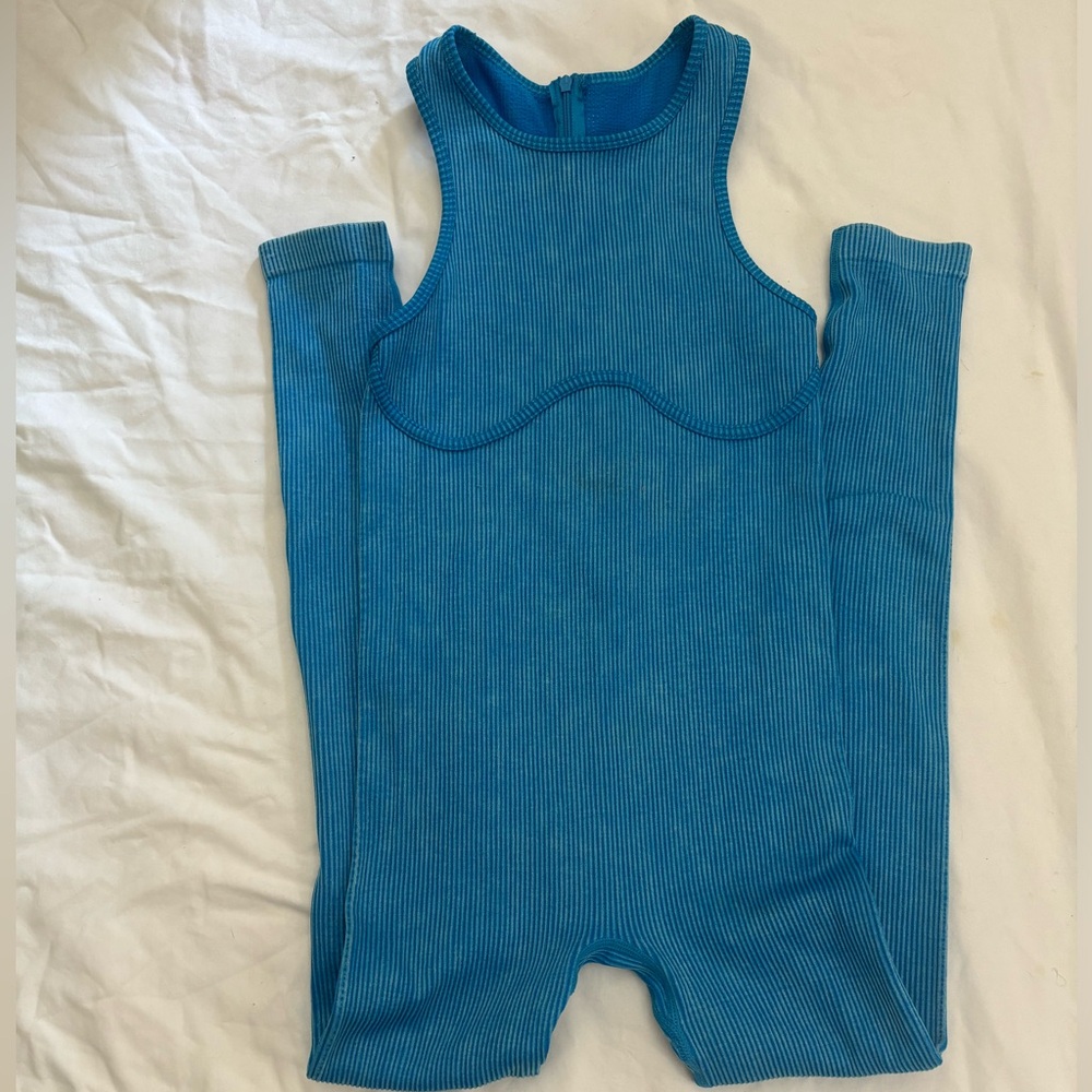 Athletic bodycon jumpsuit